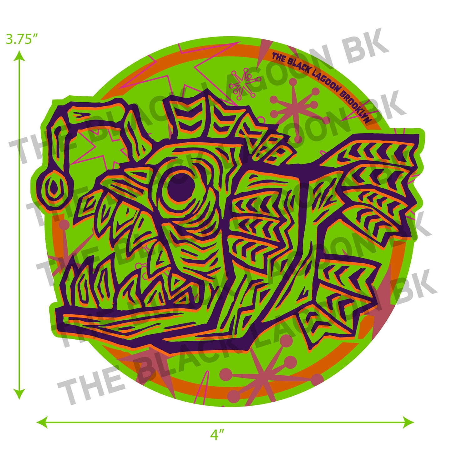 Creepy Angler Premium Paperboard Coasters - Pack of 4