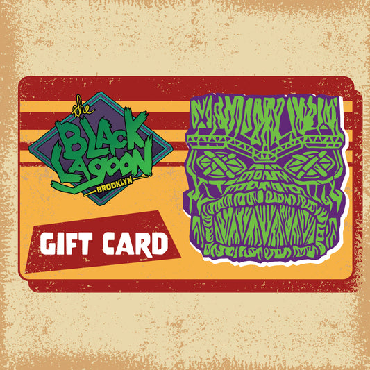 The Black Lagoon Brooklyn Creature Horror Tiki Goth Tiki Creepy Tiki Punk Tiki Mugs Swizzles Cocktail Umbrellas Enamel Pins