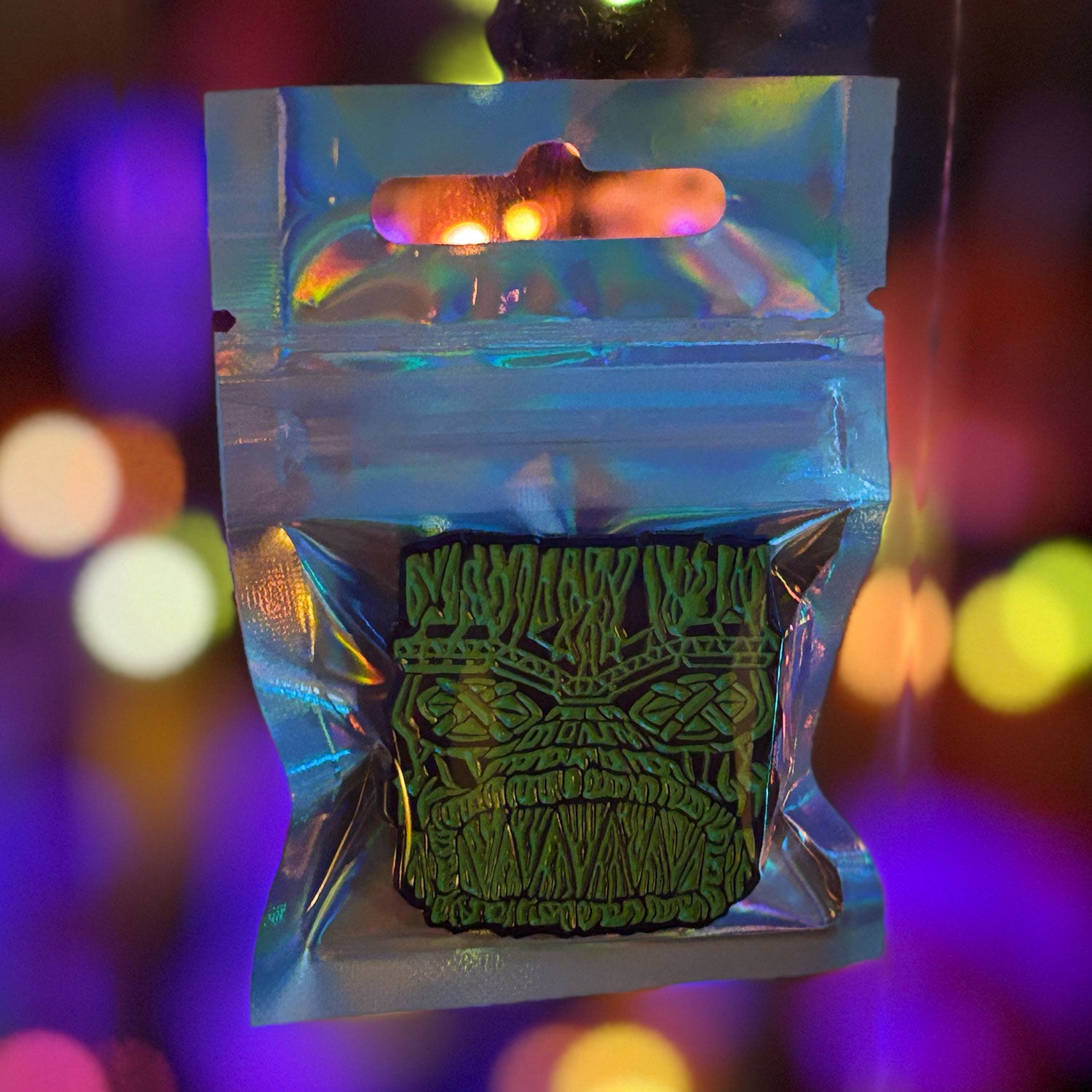 The Black Lagoon Brooklyn Horror Tiki Goth Tiki Creepy Tiki Creature Idol Enamel Pin