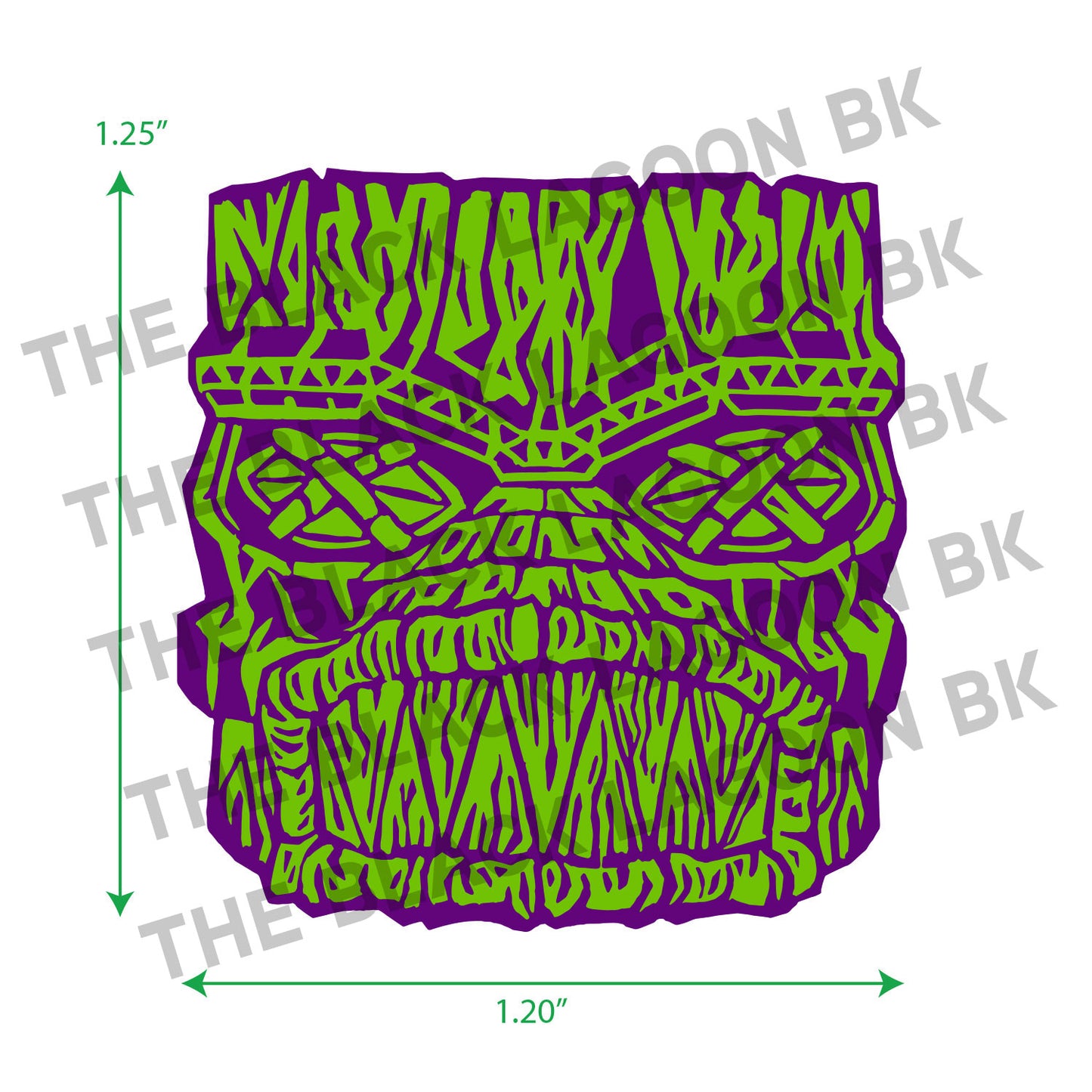 The Black Lagoon Brooklyn Horror Tiki Goth Tiki Creepy Tiki Creature Idol Enamel Pin