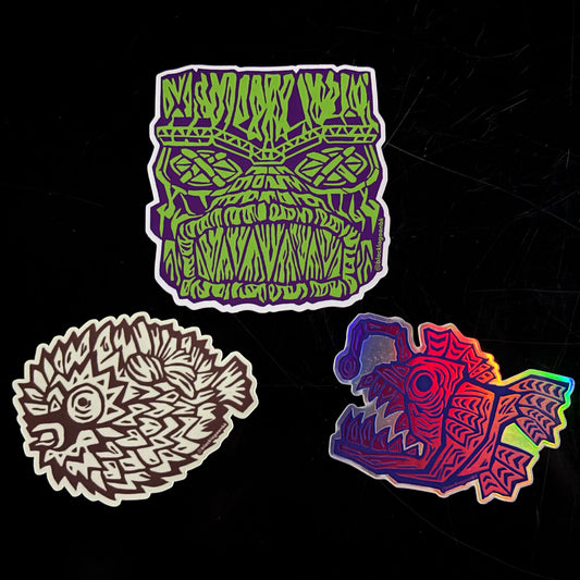 Black Lagoon BK Vinyl Stickers