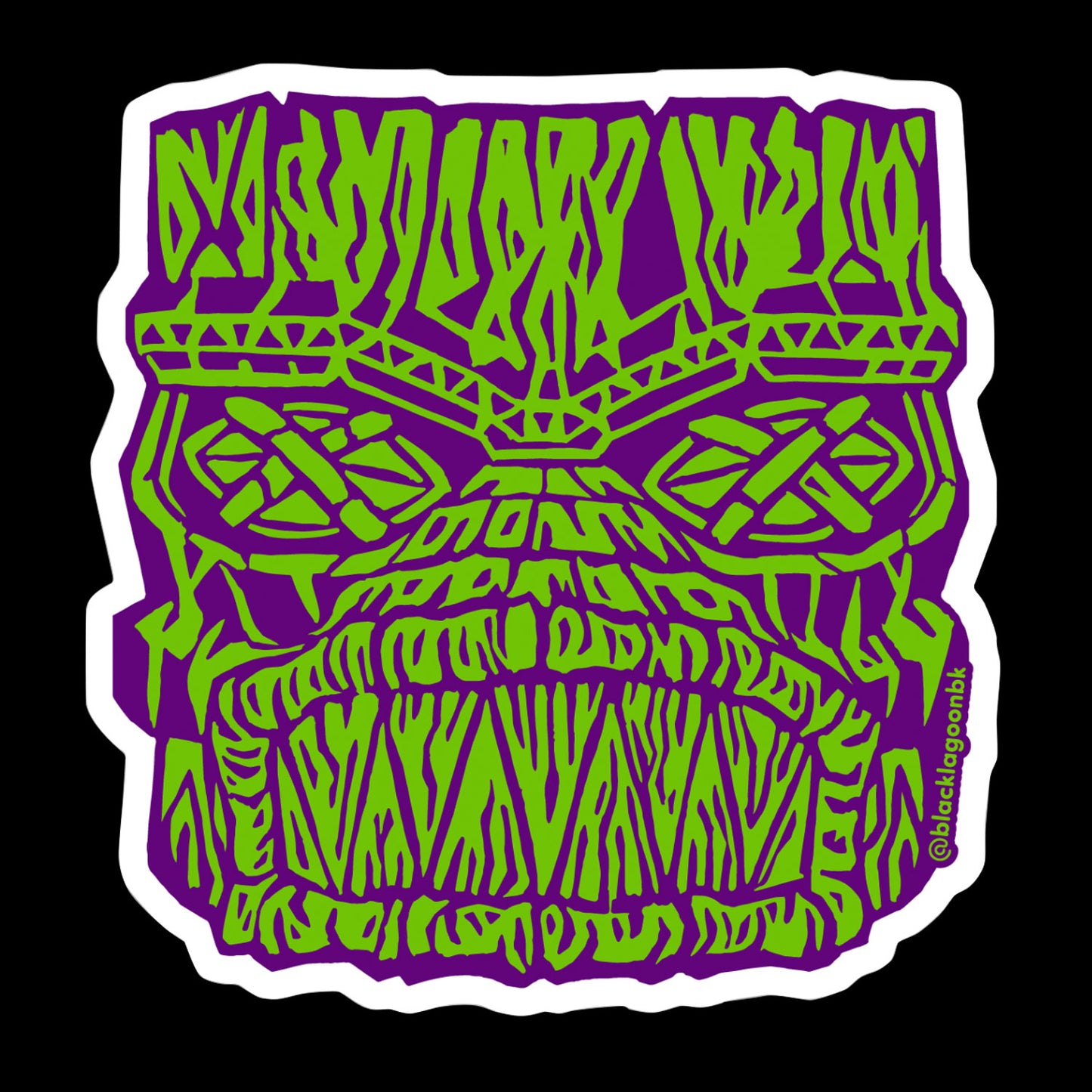 Black Lagoon BK Vinyl Stickers